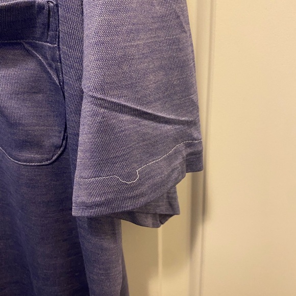 Brioni Silk Purple Polo Shirt - Picture 4 of 6